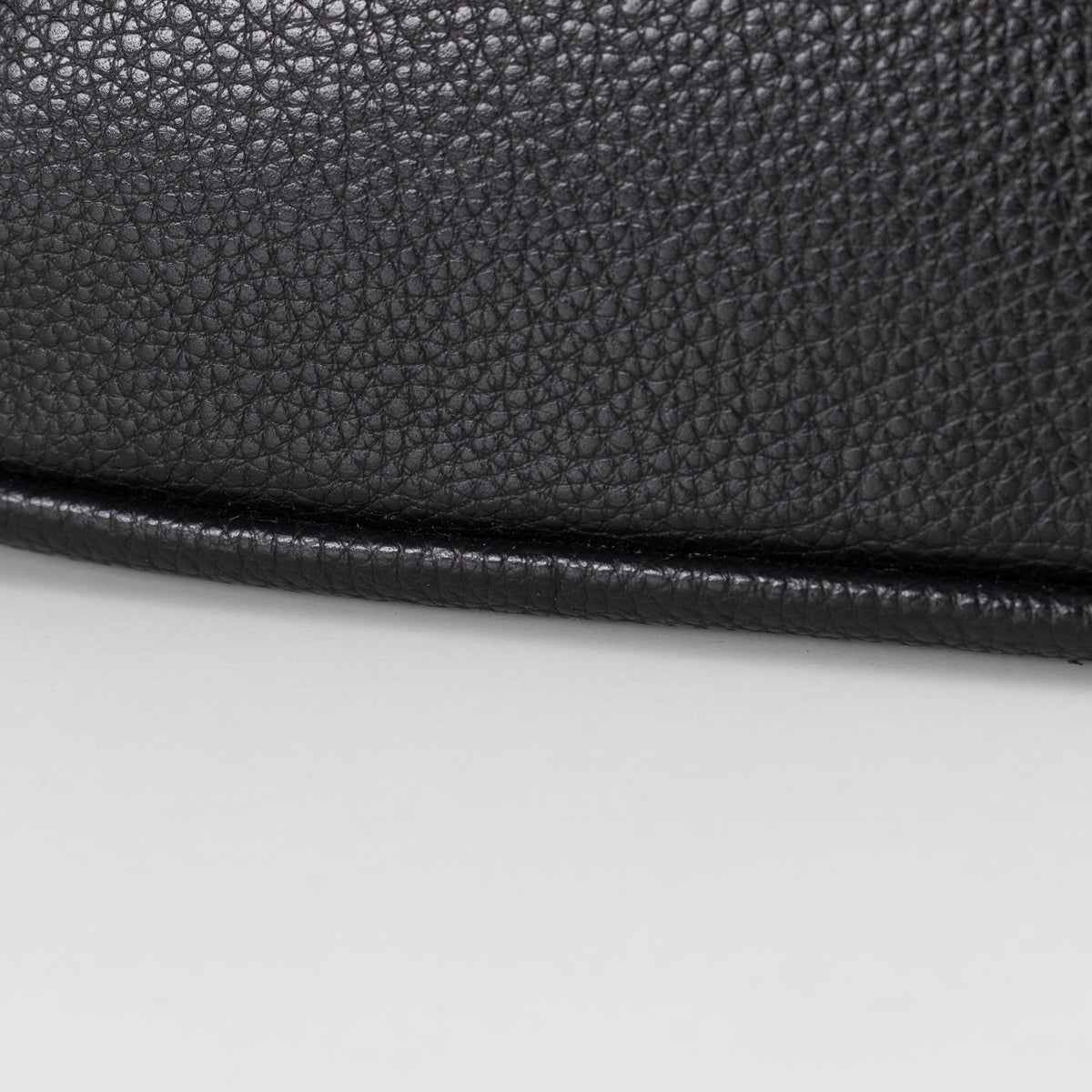 Longchamp Black Leather Shoulder Bag