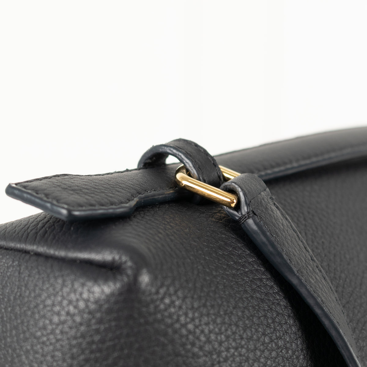 Loro Piana Navy Grained Calfskin Extra Pocket L27 Bag