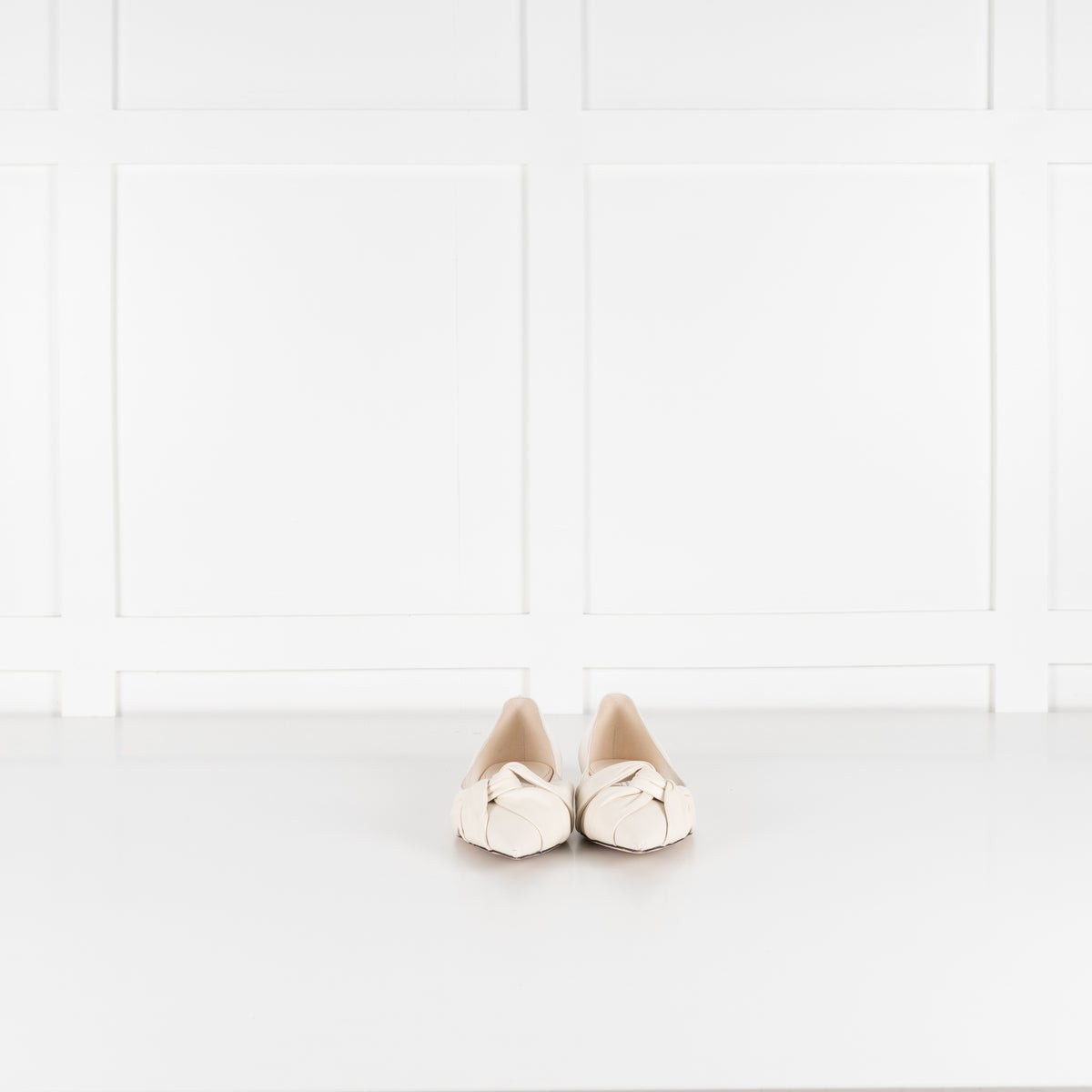 Jimmy Choo Hedera Off White Knot Detail  Shoes