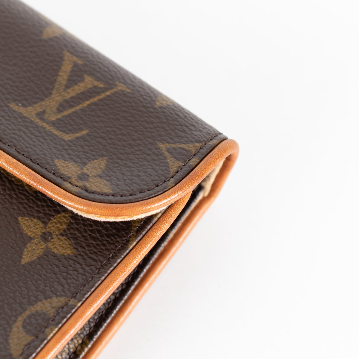 Louis Vuitton Brown Coated Canvas Florentine Belt Bag