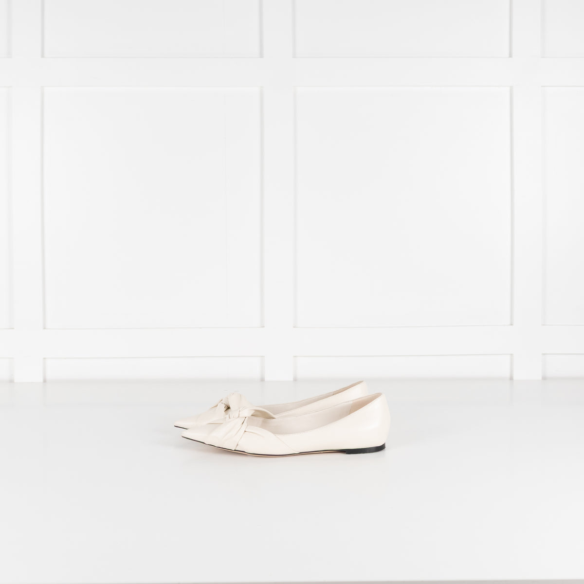 Jimmy Choo Hedera Off White Knot Detail  Shoes