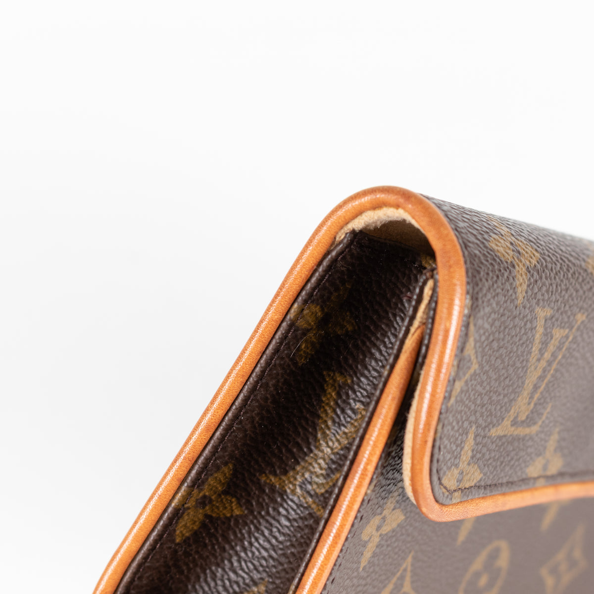 Louis Vuitton Brown Coated Canvas Florentine Belt Bag