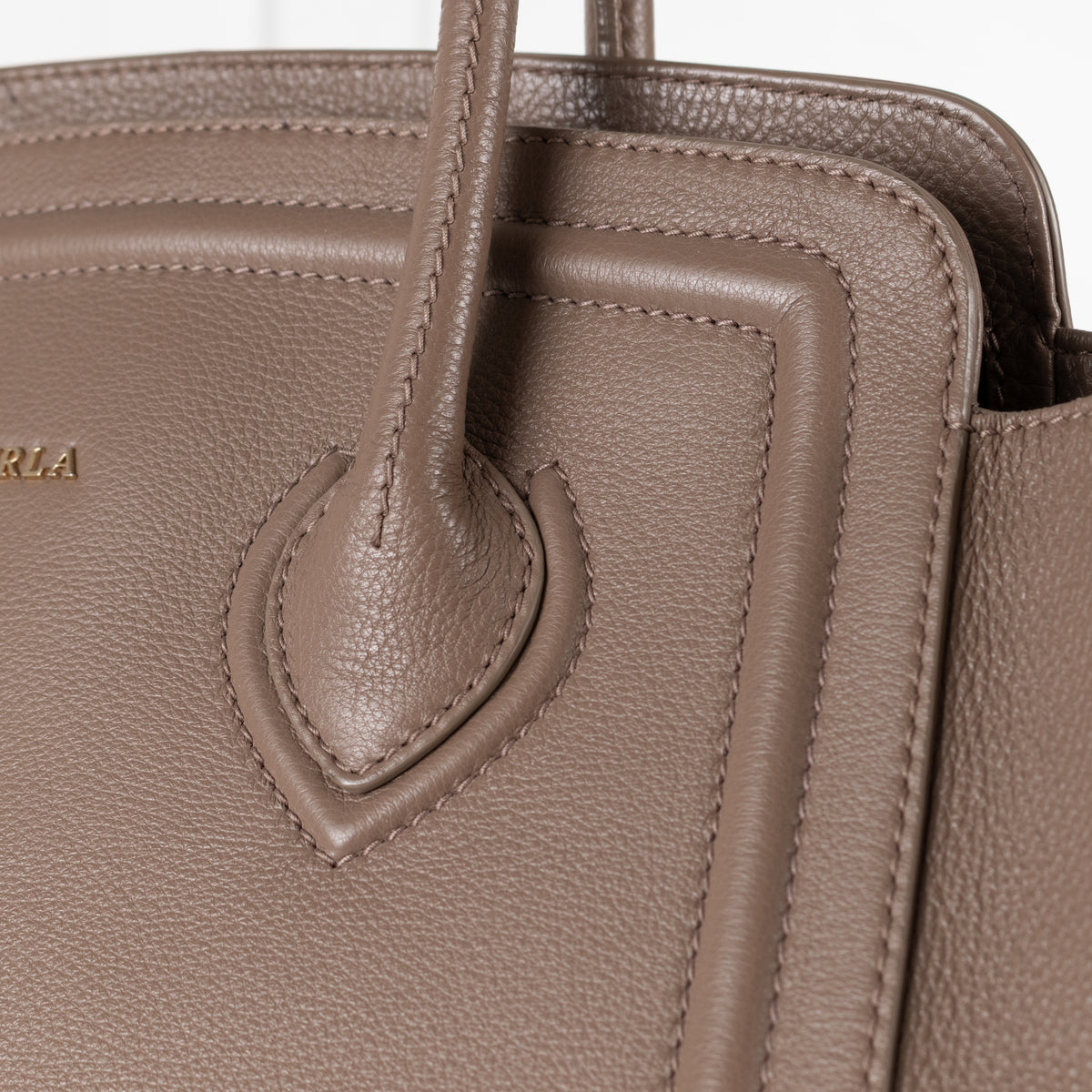 Furla Taupe Tote Bag
