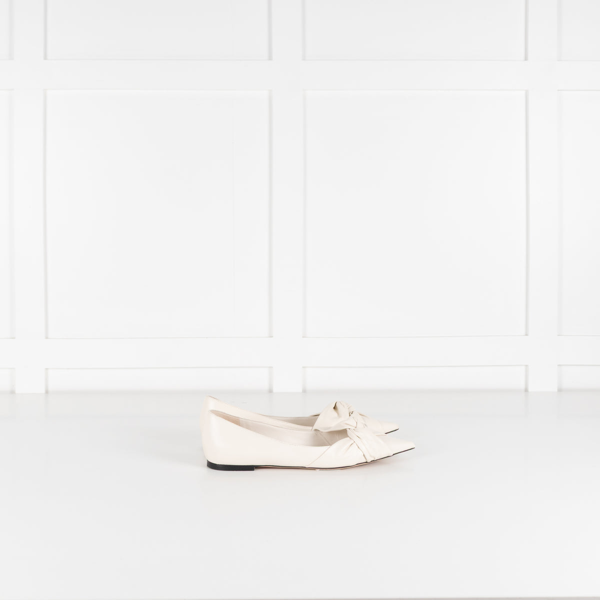 Jimmy Choo Hedera Off White Knot Detail  Shoes