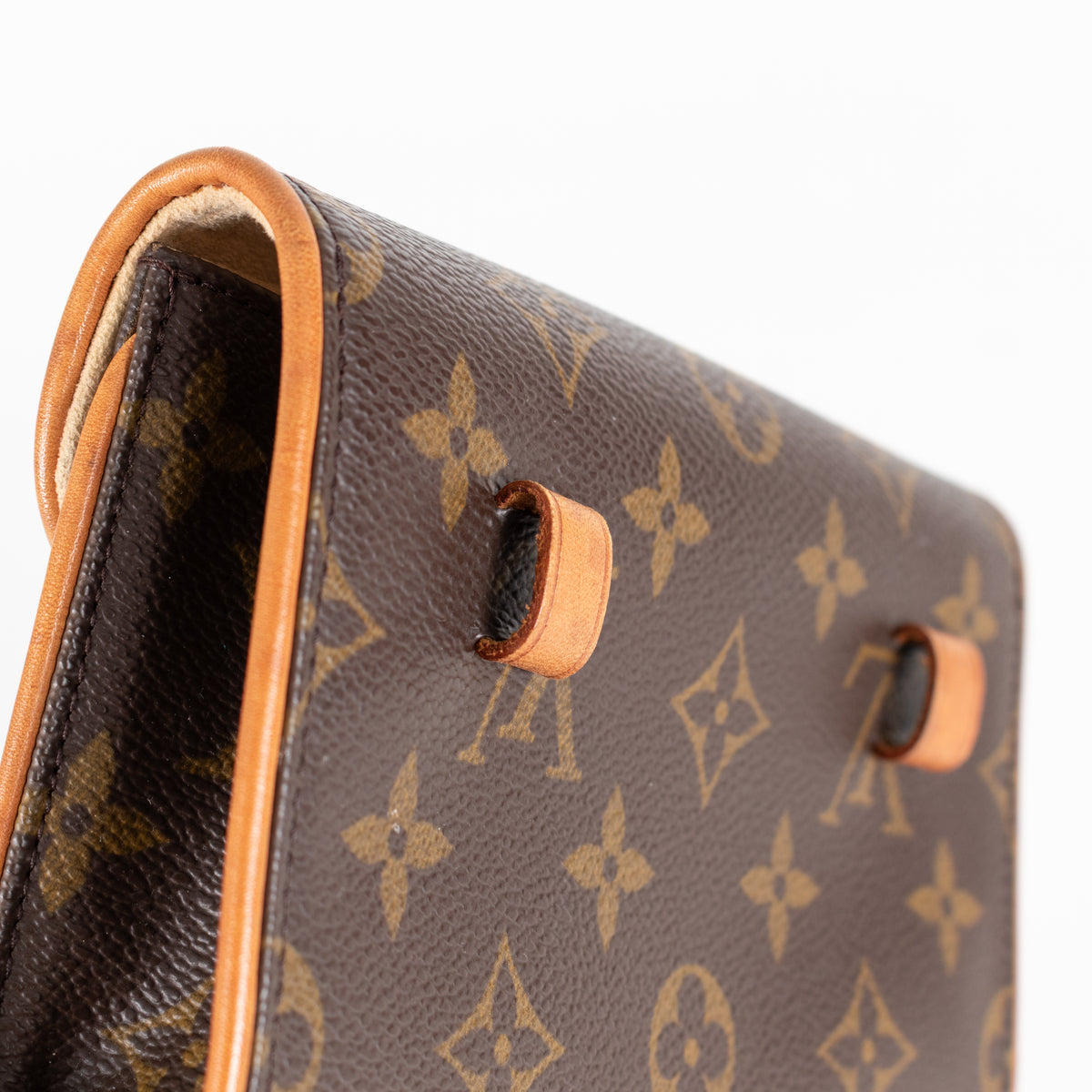 Louis Vuitton Brown Coated Canvas Florentine Belt Bag