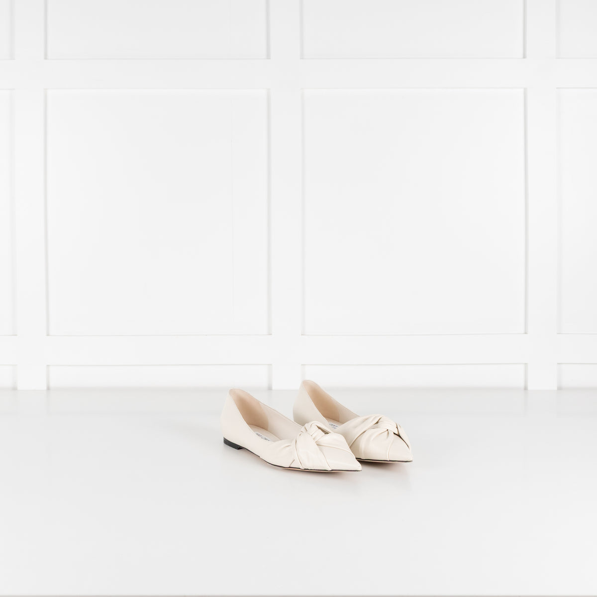 Jimmy Choo Hedera Off White Knot Detail  Shoes