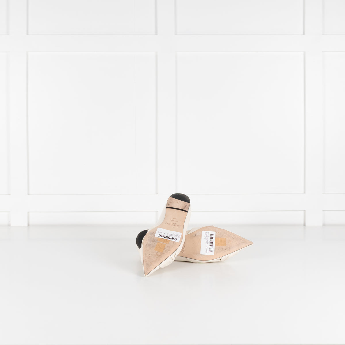 Jimmy Choo Hedera Off White Knot Detail  Shoes
