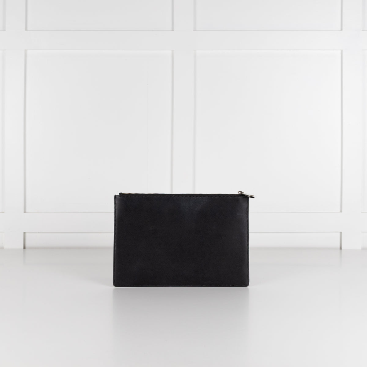 Givenchy "I FEEL LOVE" Black Leather Clutch Pouch