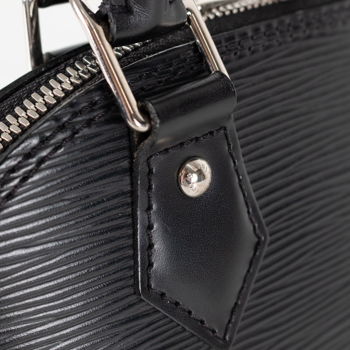 Louis Vuitton Black Epi Leather Alma BB Bag