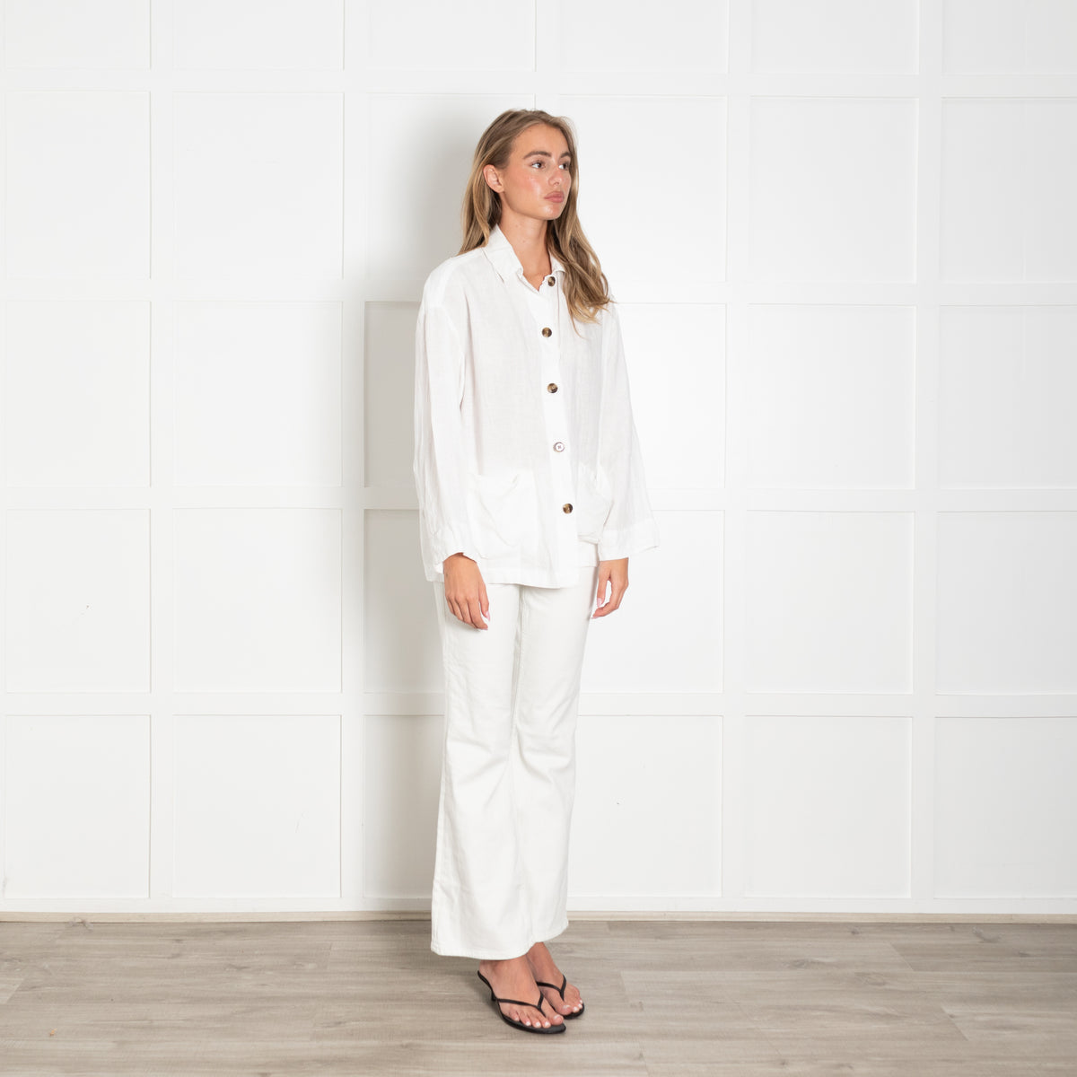 Max & Co White Linen Jacket
