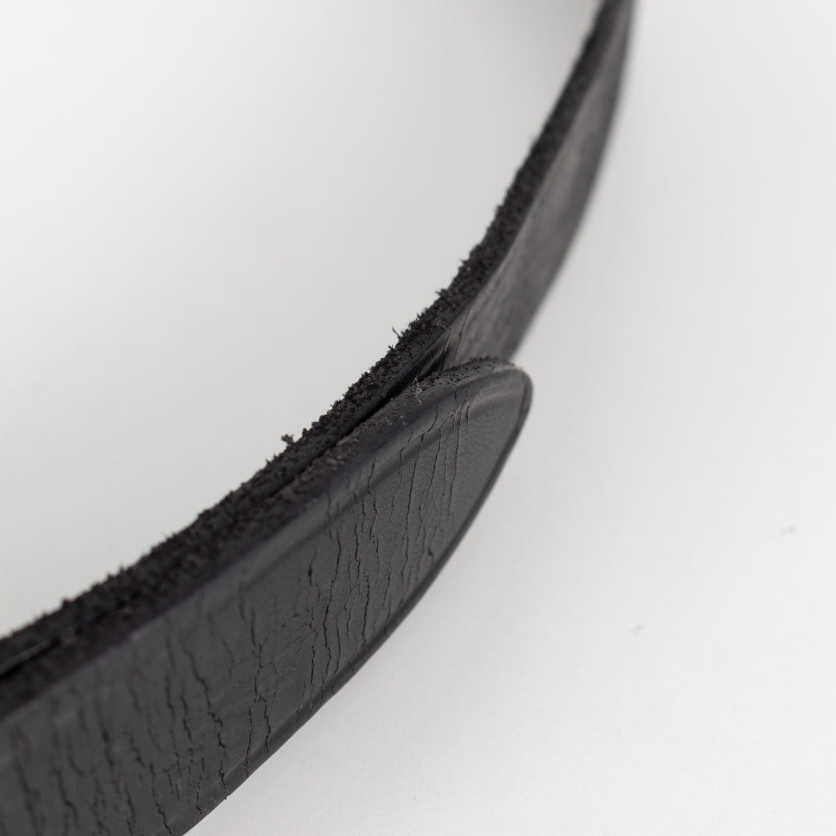 Saint Laurent Black Gold Buckle Leather Belt