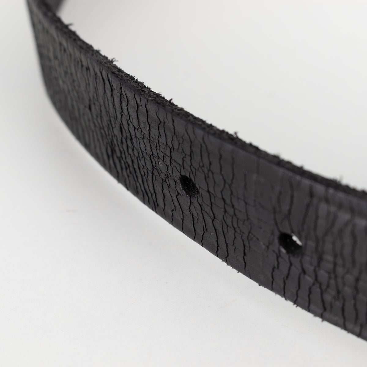 Saint Laurent Black Gold Buckle Leather Belt