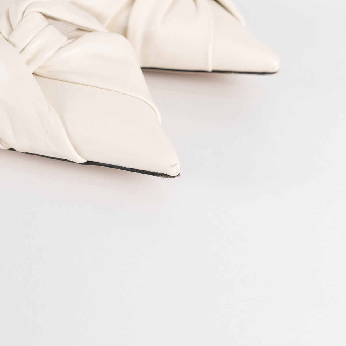 Jimmy Choo Hedera Off White Knot Detail  Shoes