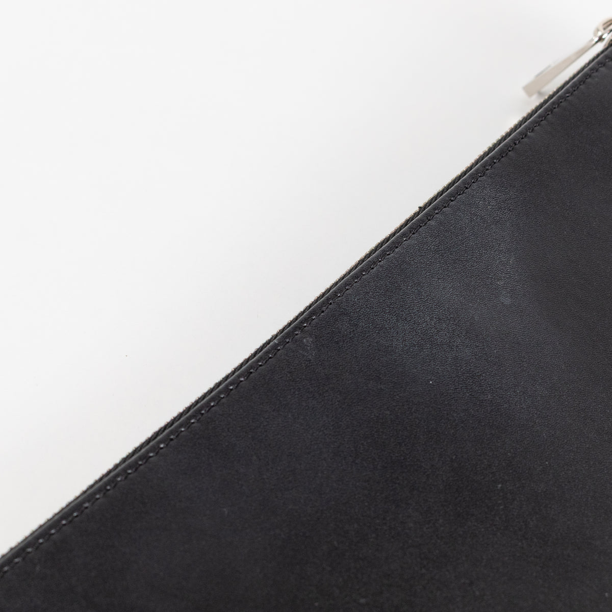 Givenchy "I FEEL LOVE" Black Leather Clutch Pouch