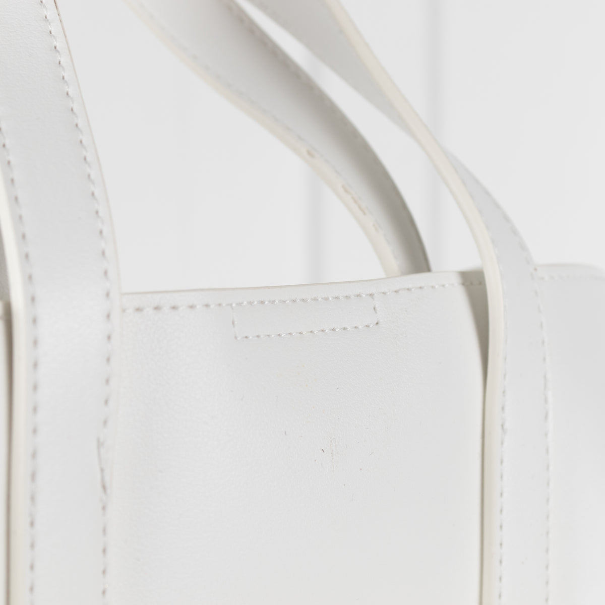 Harrods White Cut Out Tote Bag