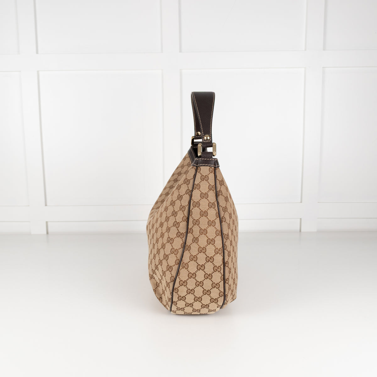 Gucci Vintage Monogram Web Hobo Bag