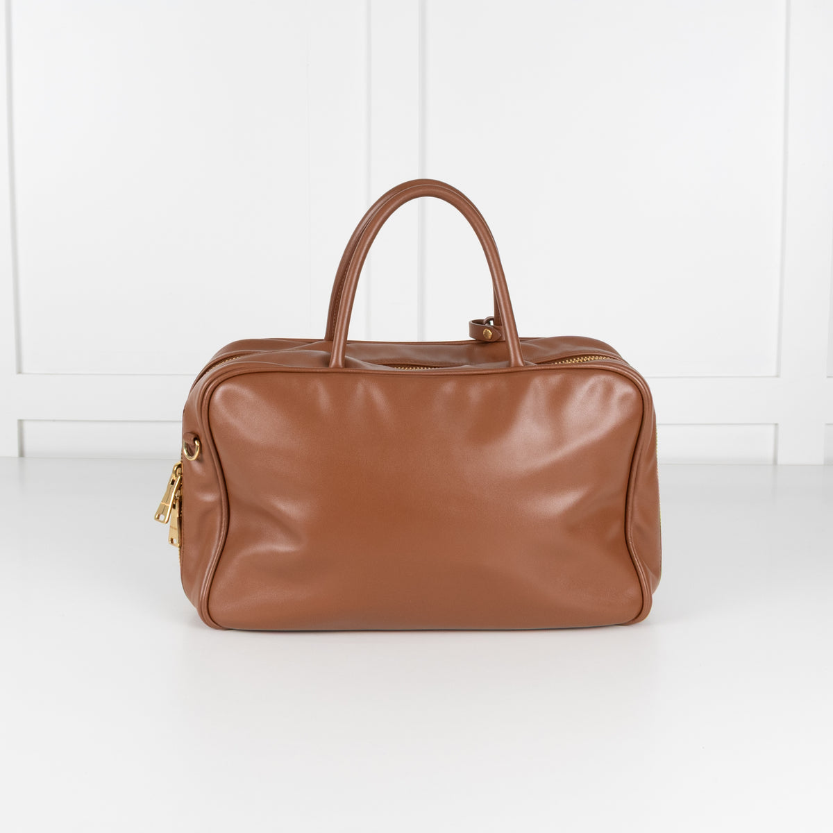 Miu Miu Large Leather Calf Softy Beau Top Handle Bag
