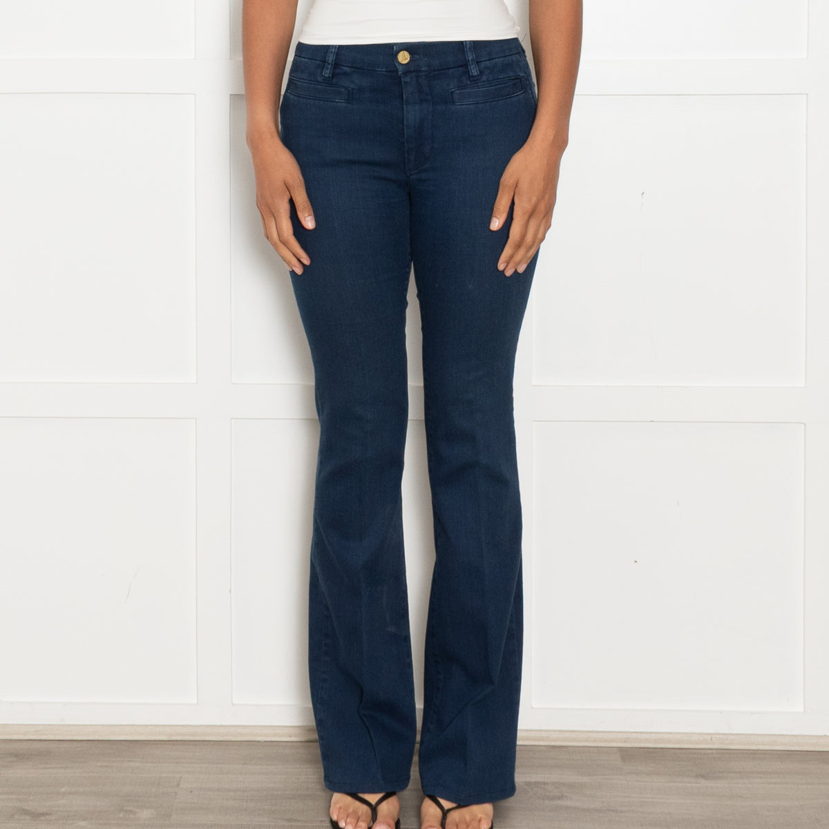 MIH Marrakesh Mid Rise, Kick Flare Blue Jeans