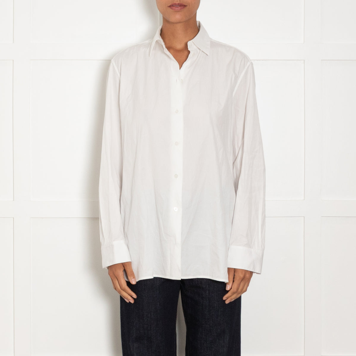 The Row White Cotton Sisilia Shirt
