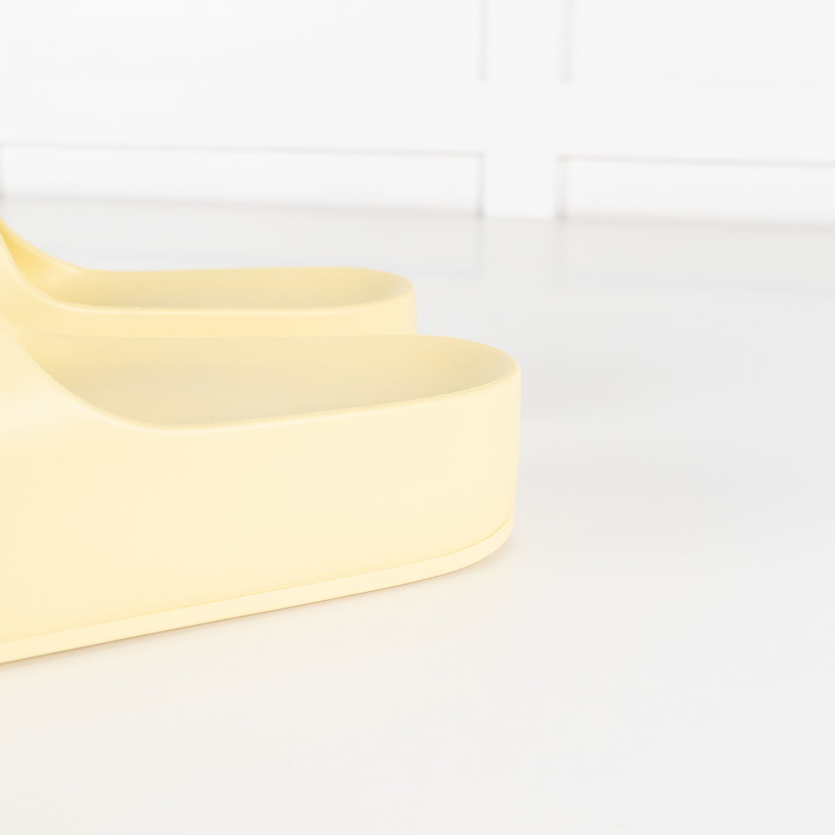 Balenciaga Yellow Platform Sliders
