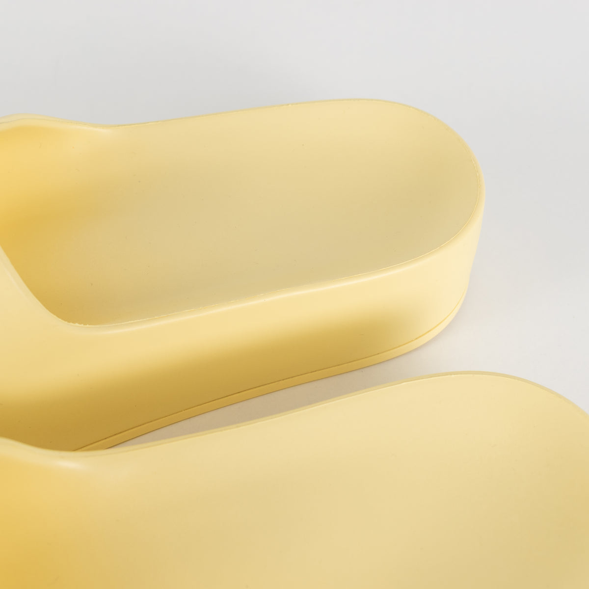Balenciaga Yellow Platform Sliders