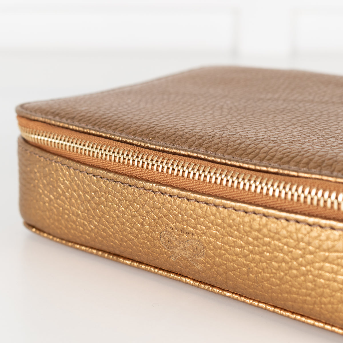 Anya Hindmarch Gold Large Keepsake Box