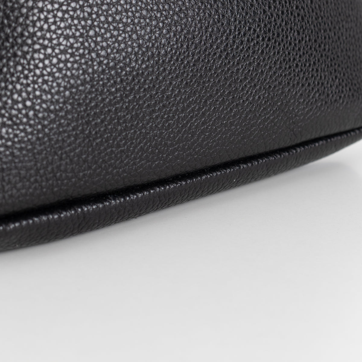 Longchamp Black Leather Shoulder Bag