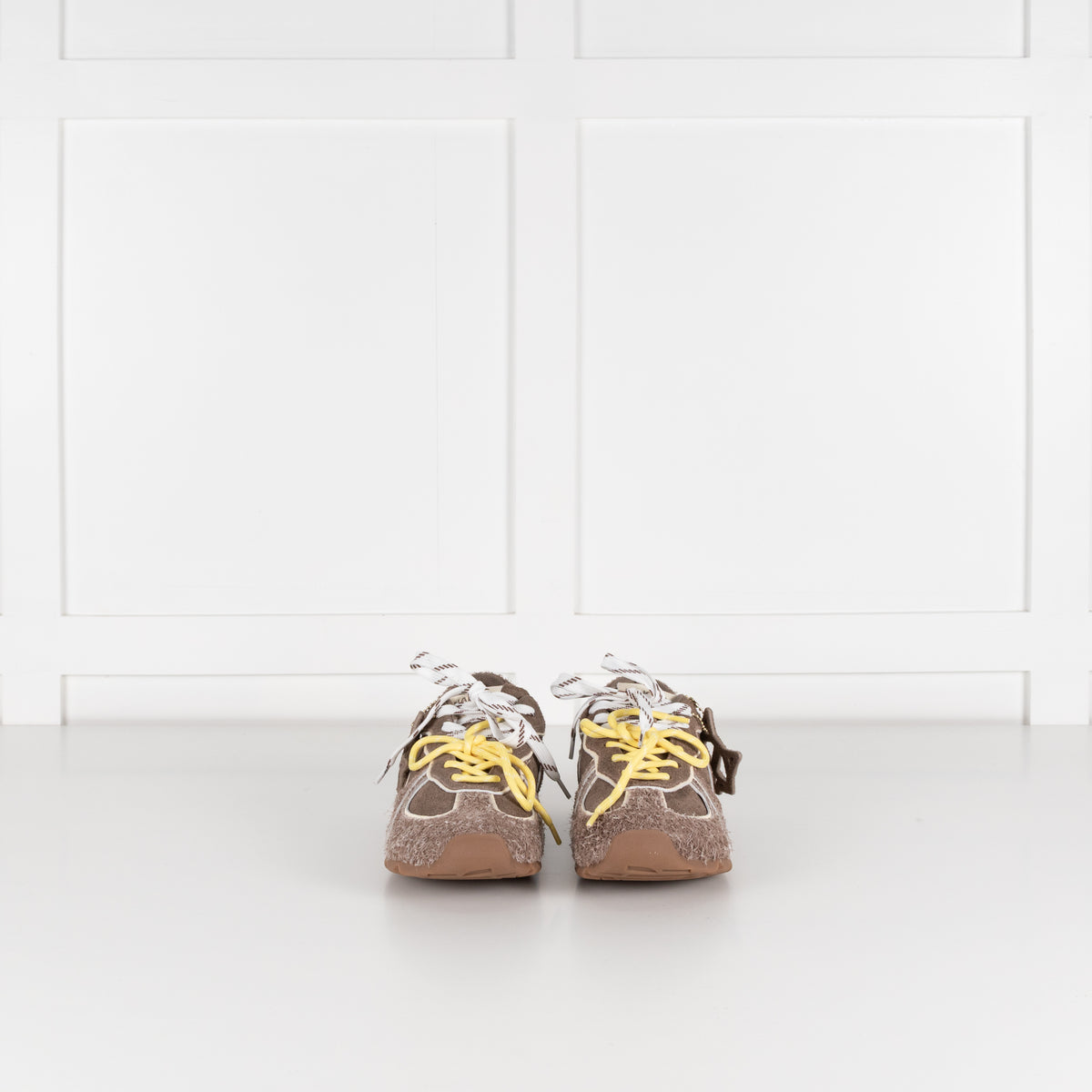 Naked Wolfe Taupe Suede Ace M Trainers