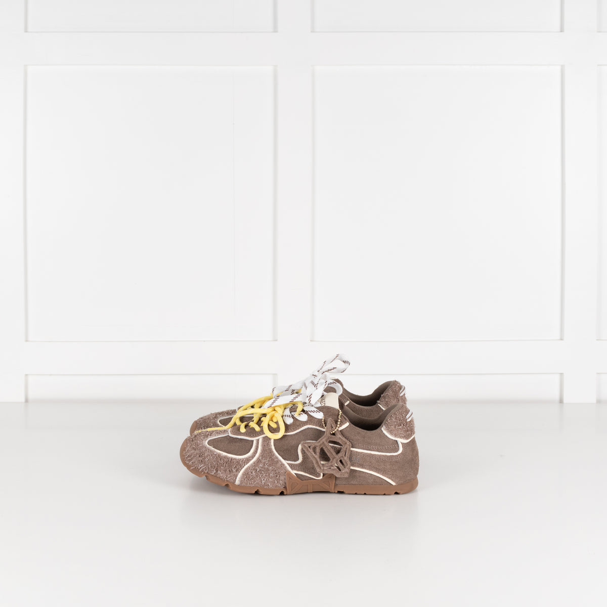 Naked Wolfe Taupe Suede Ace M Trainers