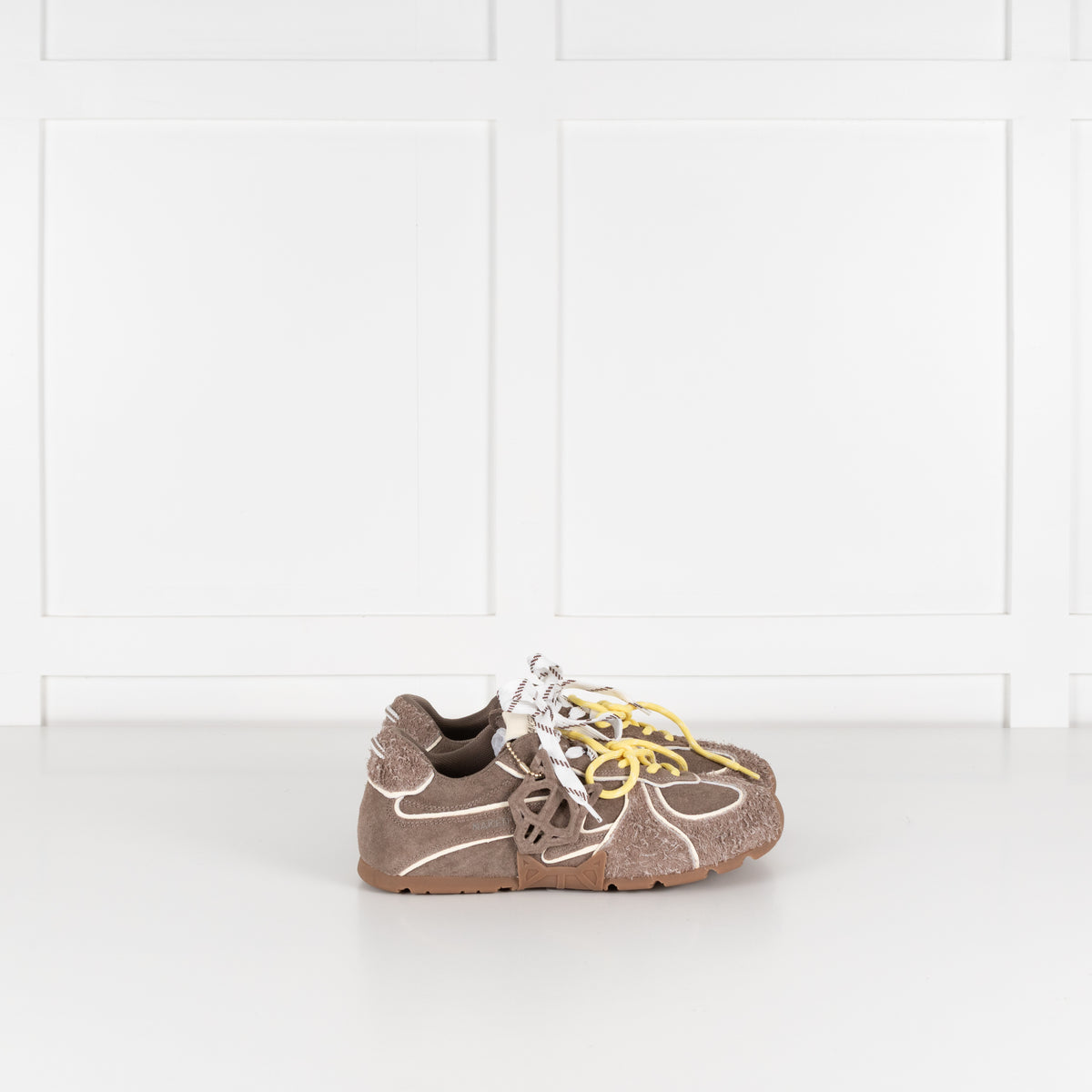 Naked Wolfe Taupe Suede Ace M Trainers