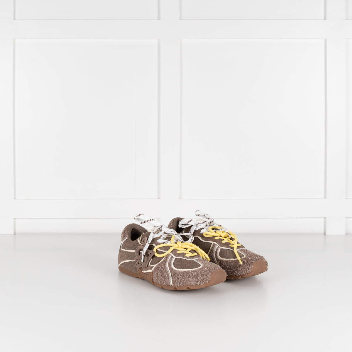 Naked Wolfe Taupe Suede Ace M Trainers