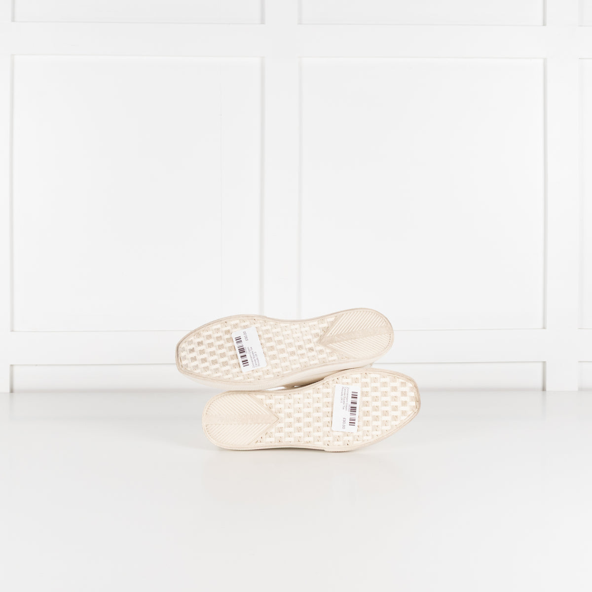 Zimmermann Cream Canvas Square Toe Plimsole