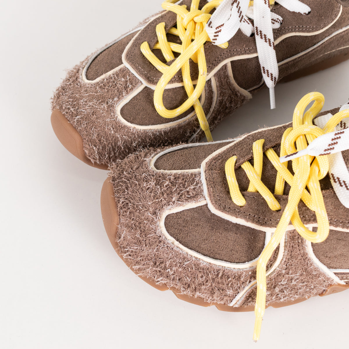 Naked Wolfe Taupe Suede Ace M Trainers