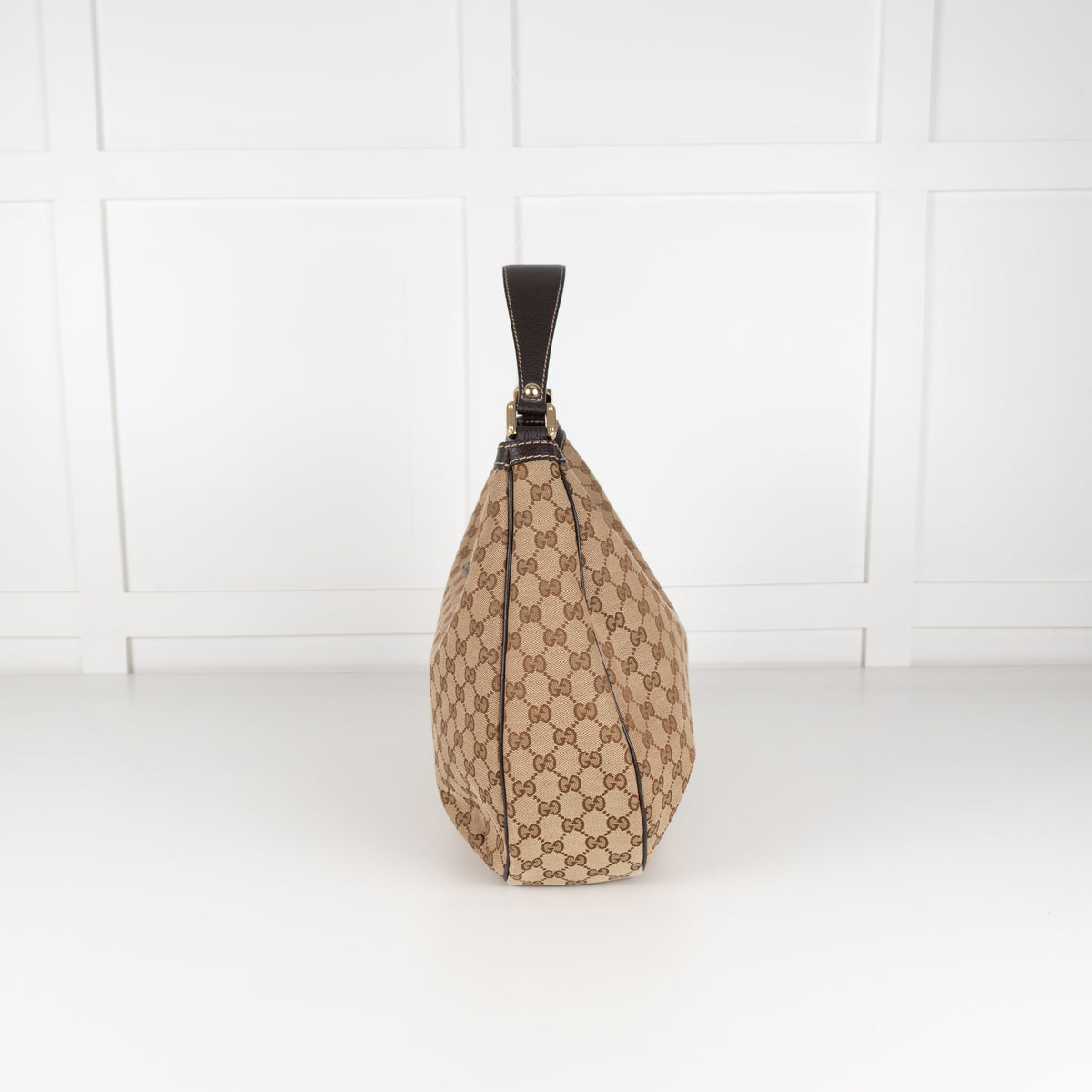 Gucci Vintage Monogram Web Hobo Bag