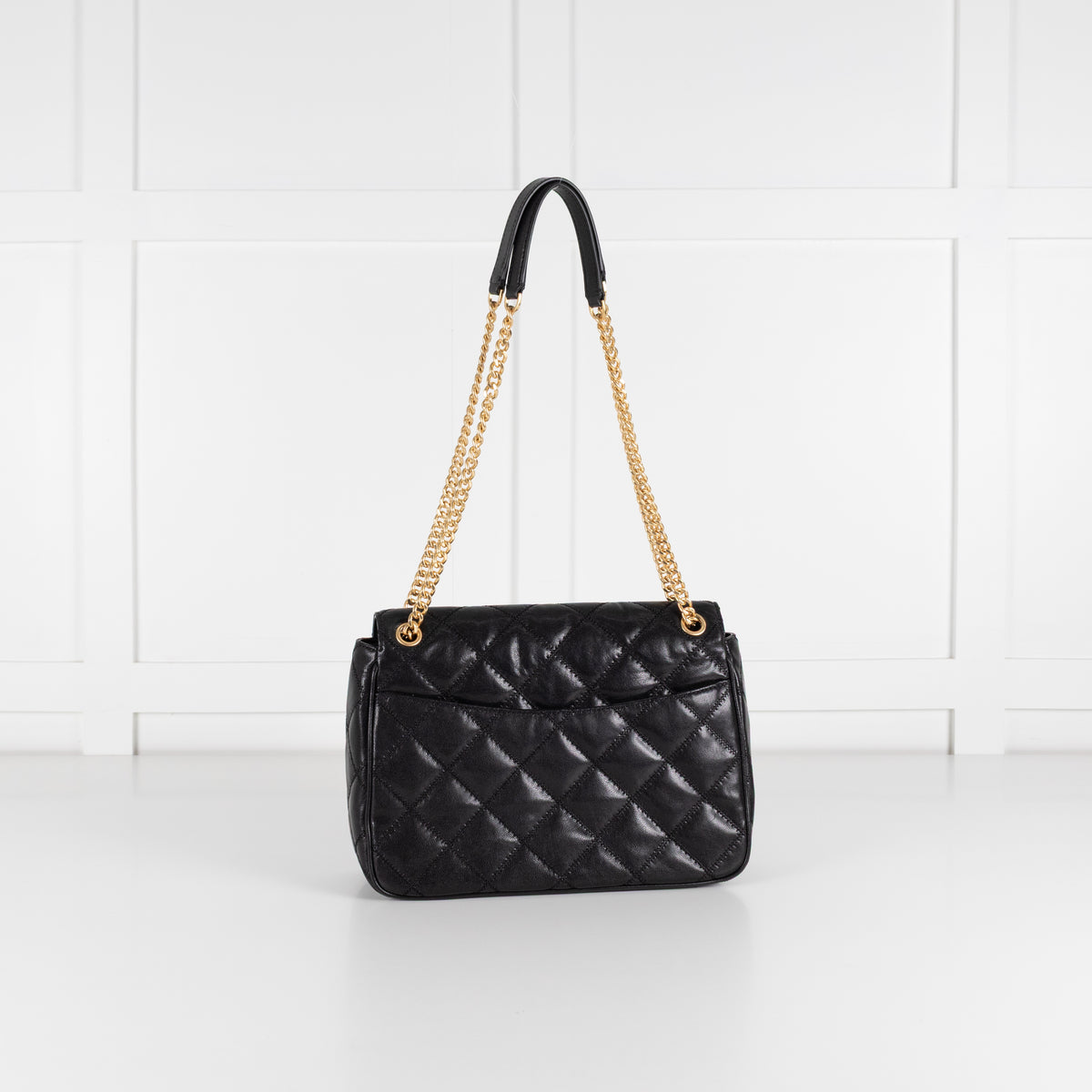 Tory Burch Black Quilted Leather Bag