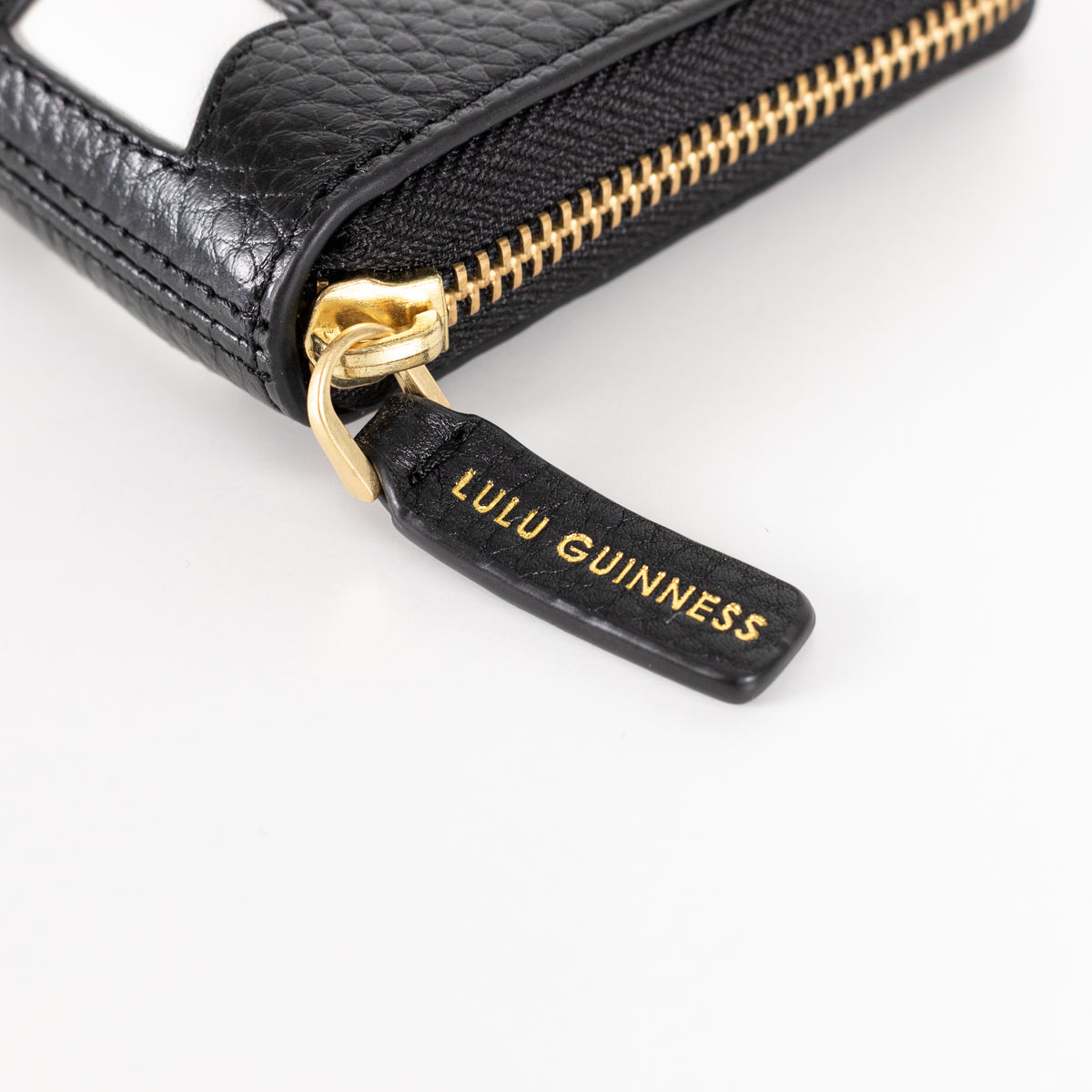 Lulu Guiness Silhouette Black Wallet