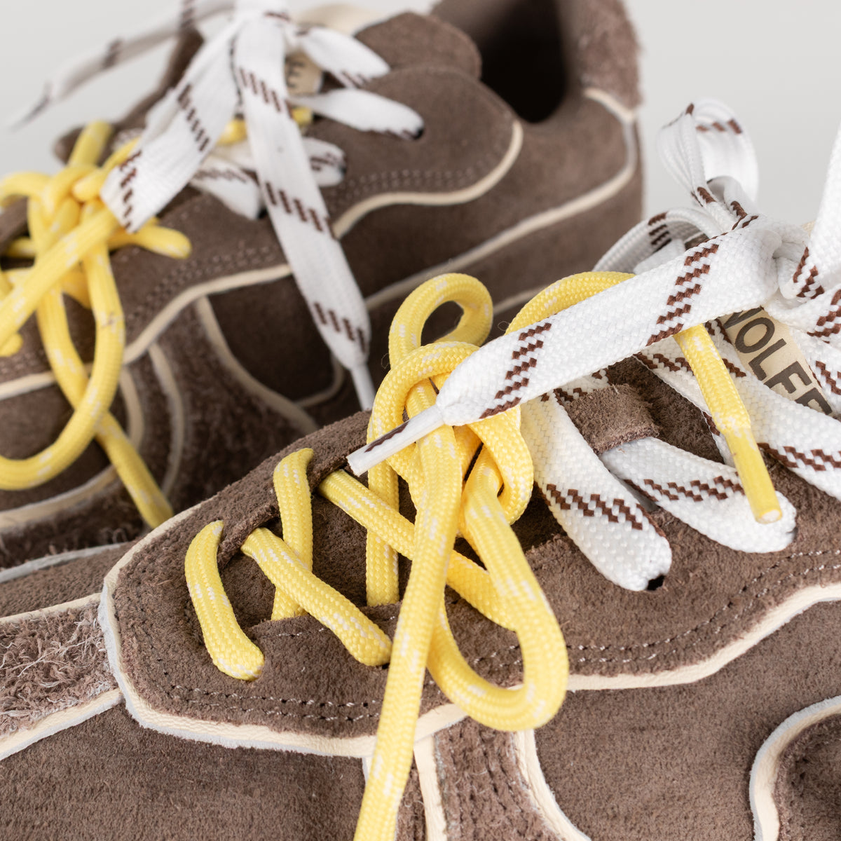 Naked Wolfe Taupe Suede Ace M Trainers