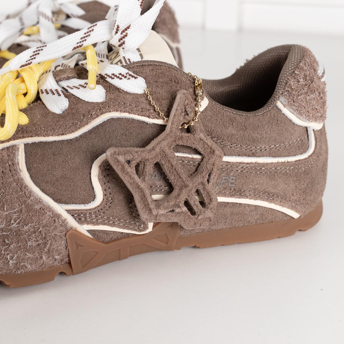 Naked Wolfe Taupe Suede Ace M Trainers
