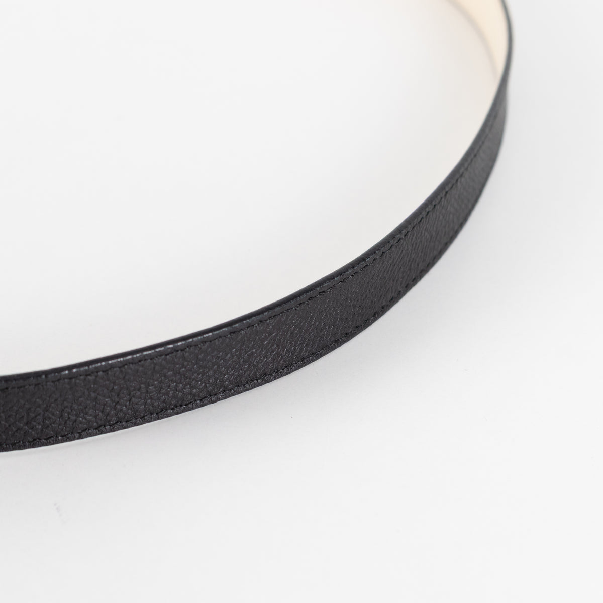 Dolce & Gabbana Black With Gold Buckle Ventura Belt