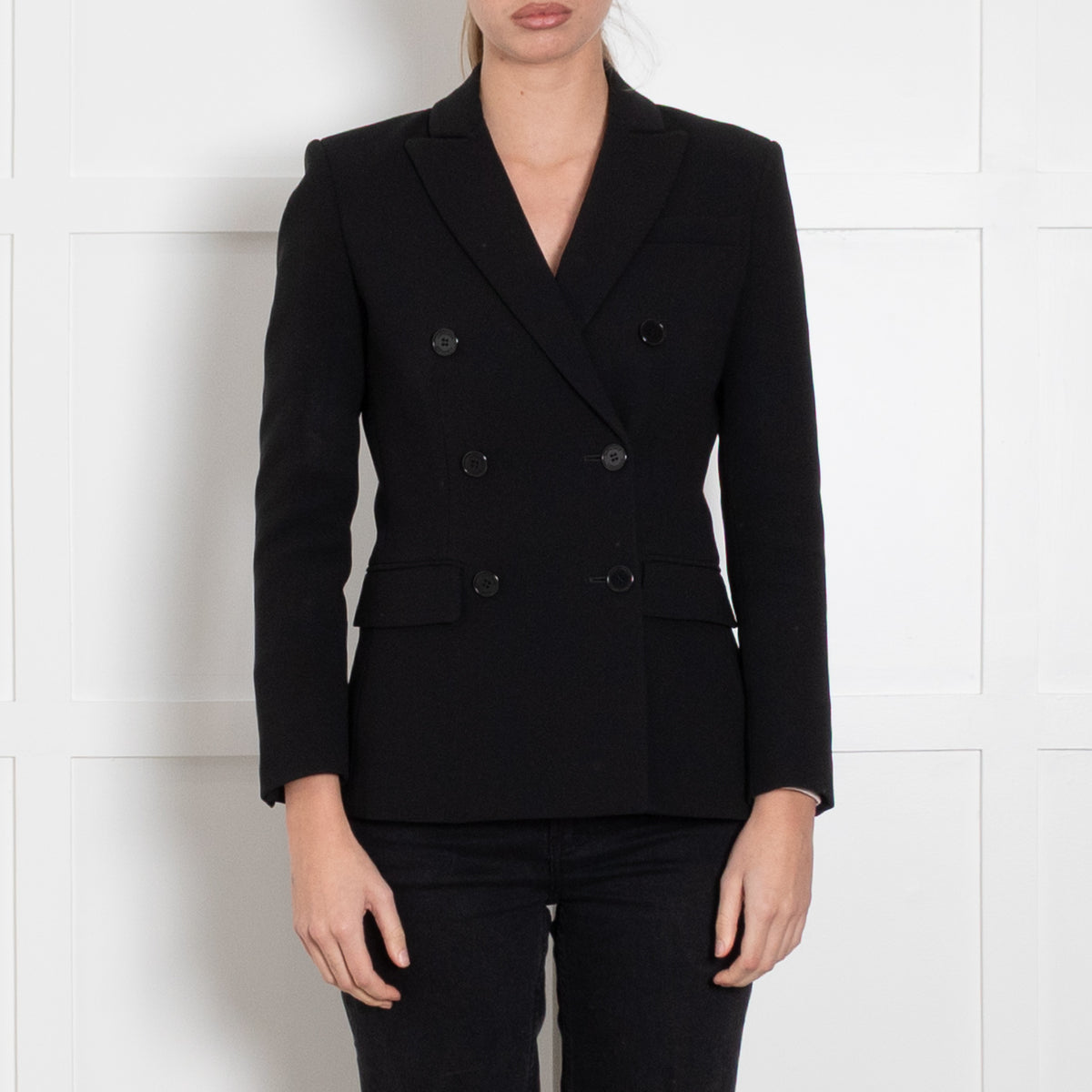 Altuzarra Black Double Breasted Blazer Jacket
