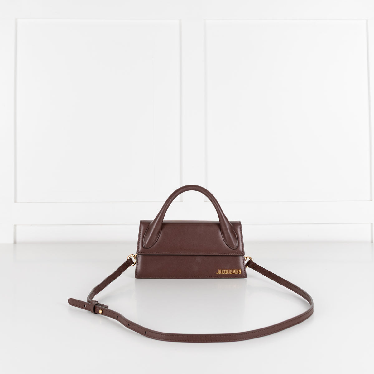 Jacquemus Brown Le Chiquito Long Bag With Detachable Strap