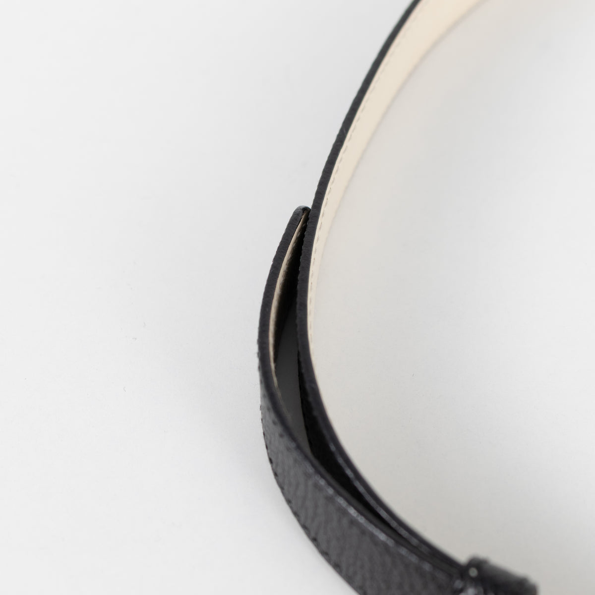 Dolce & Gabbana Black With Gold Buckle Ventura Belt