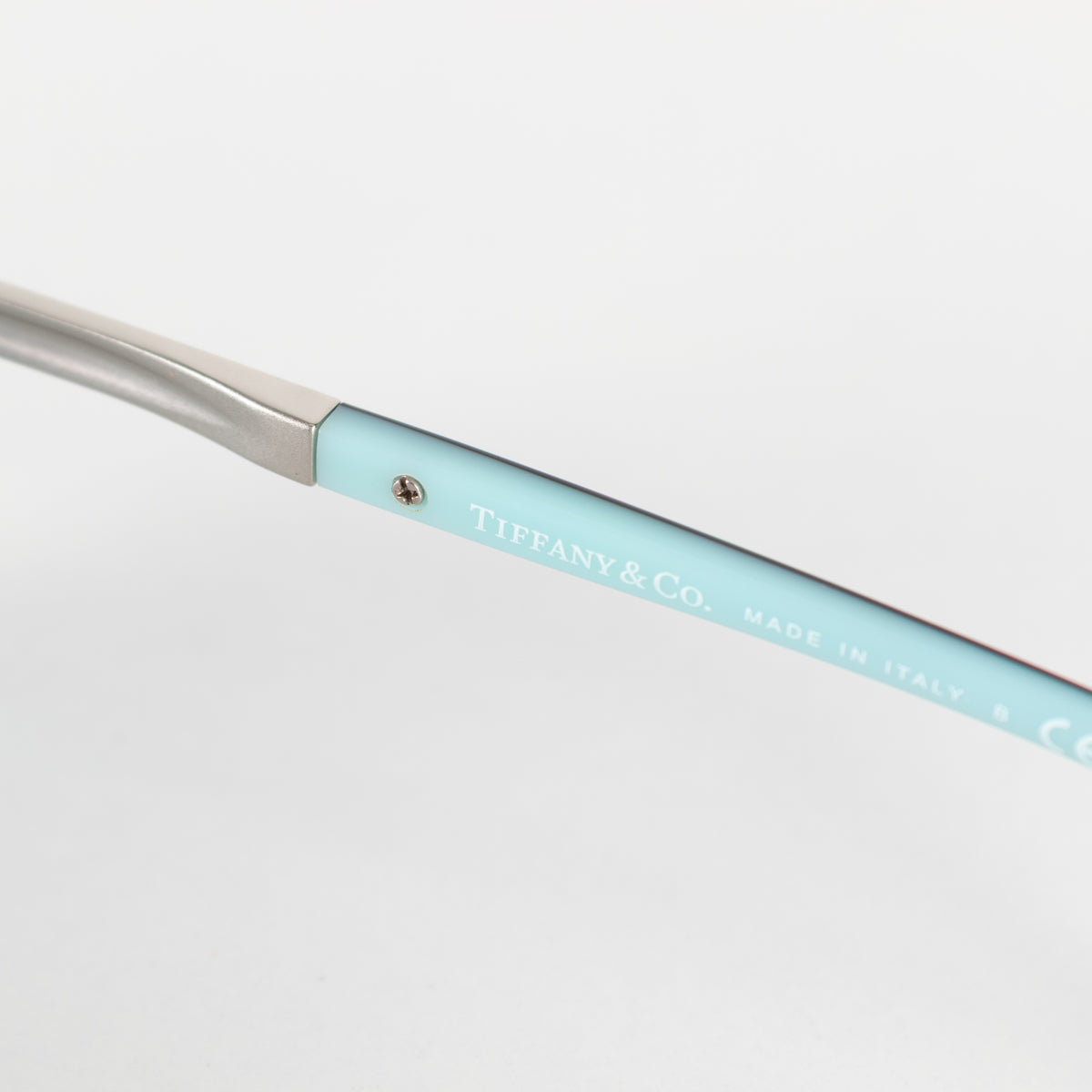 Tiffany Black And Blue Square Sunglasses With Diamante Detail