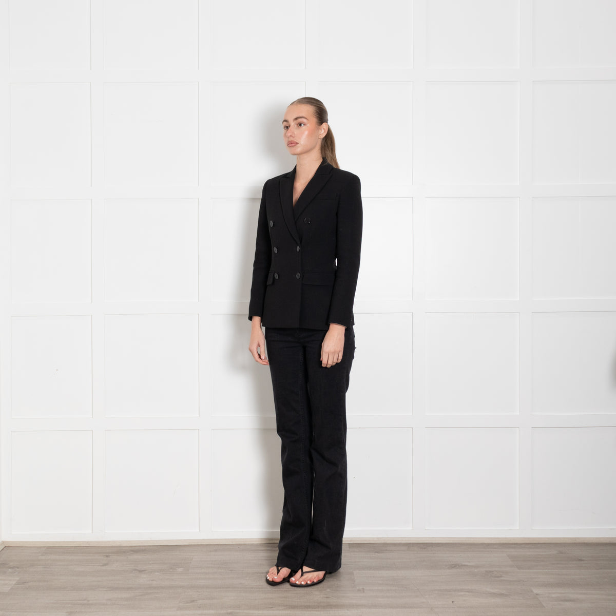 Altuzarra Black Double Breasted Blazer Jacket