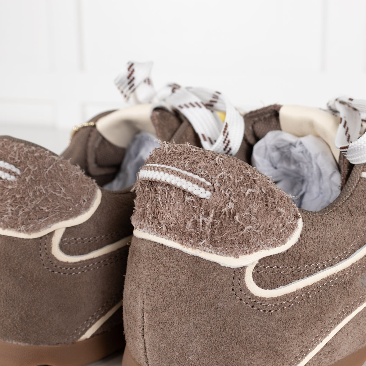 Naked Wolfe Taupe Suede Ace M Trainers