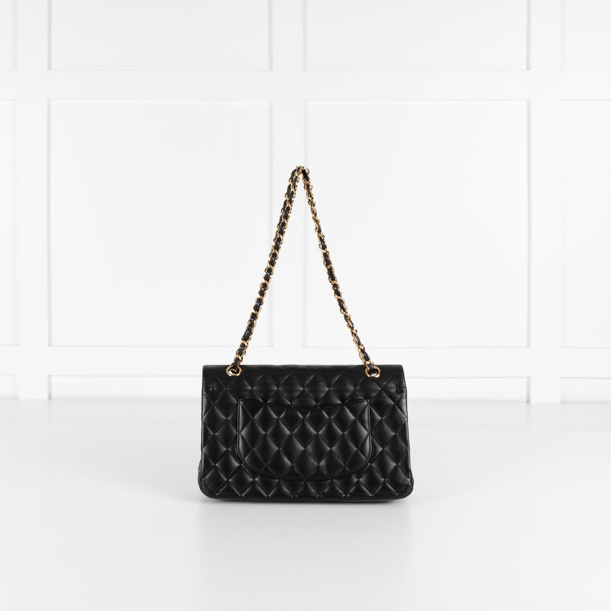 Chanel Medium Black Double Flap with Gold Hardware