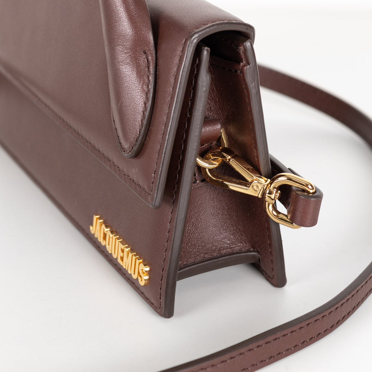 Jacquemus Brown Le Chiquito Long Bag With Detachable Strap