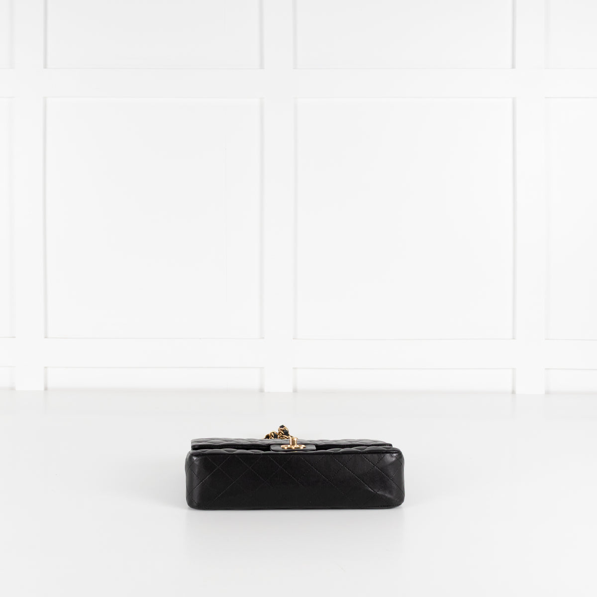 Chanel Medium Black Double Flap with Gold Hardware