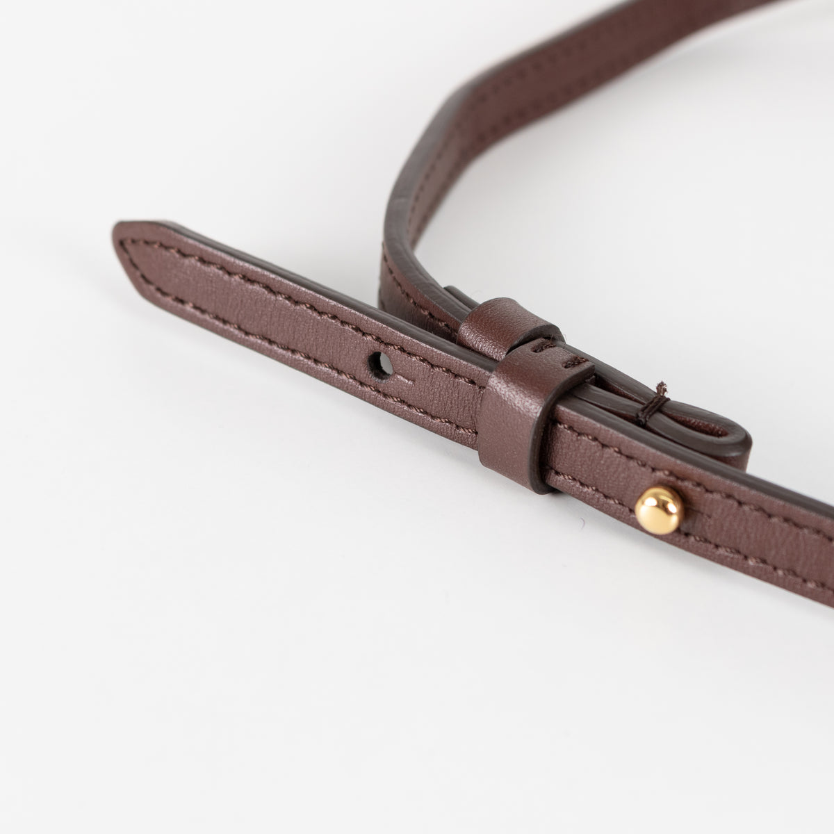 Jacquemus Brown Le Chiquito Long Bag With Detachable Strap