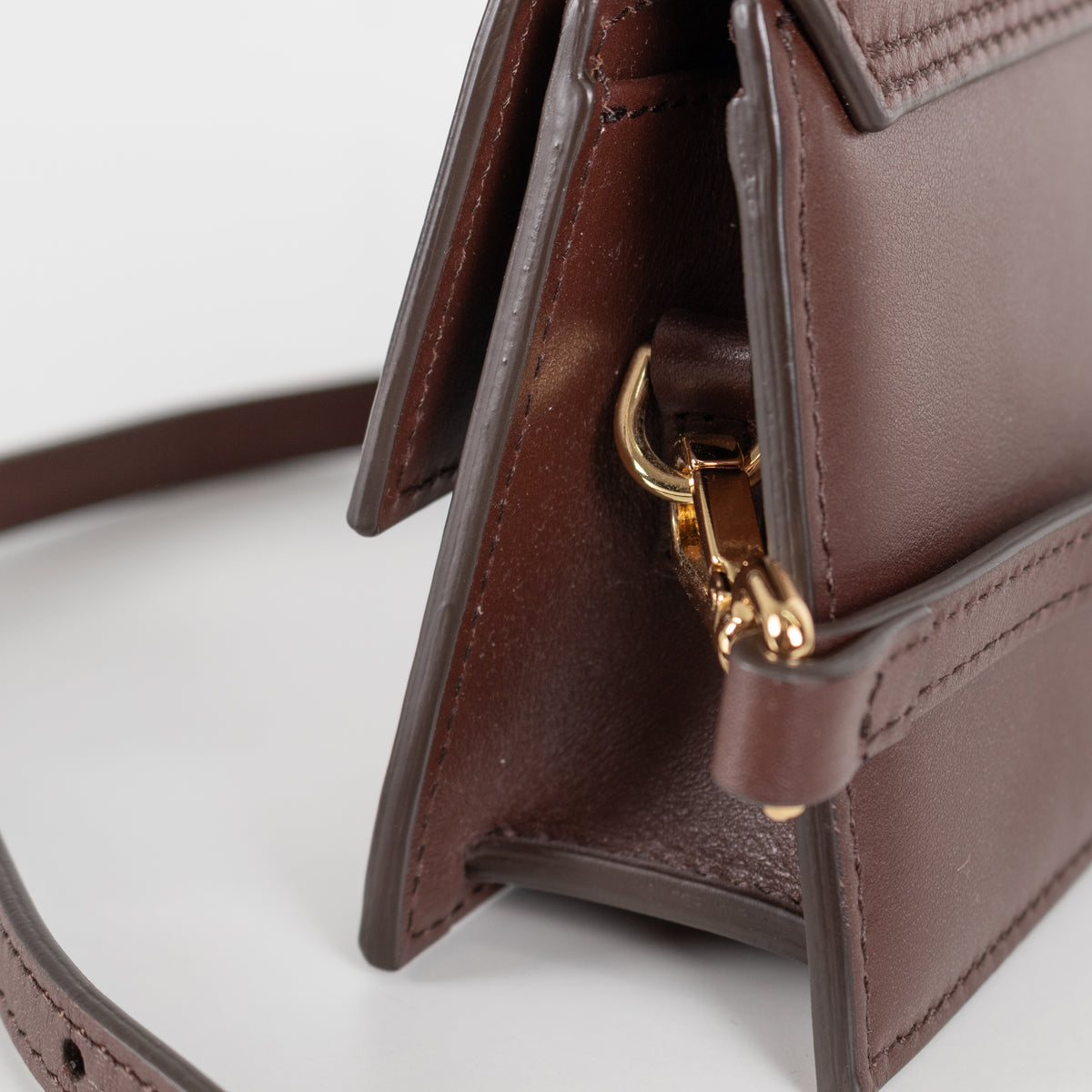 Jacquemus Brown Le Chiquito Long Bag With Detachable Strap